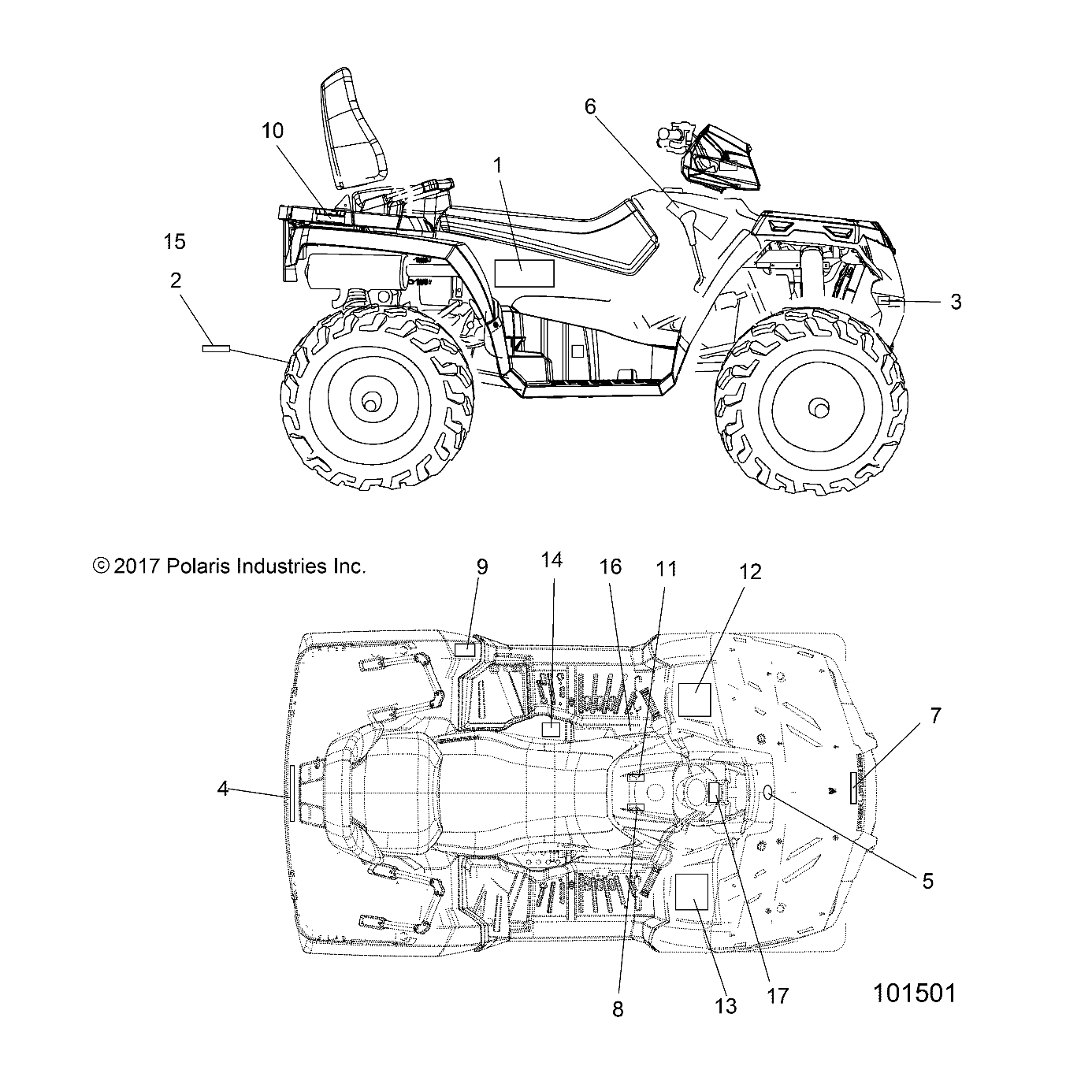 BODY, DECALS - A18SDA57L7/D57LU